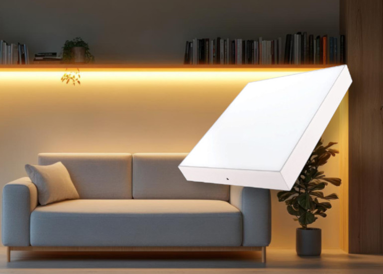 Kockasti LED panel nadgradni bele boje