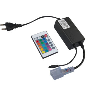 Kontrolni RGB upravljač na beloj pozadini