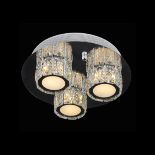 LED plafonska lampa sa 3 spojena lustera